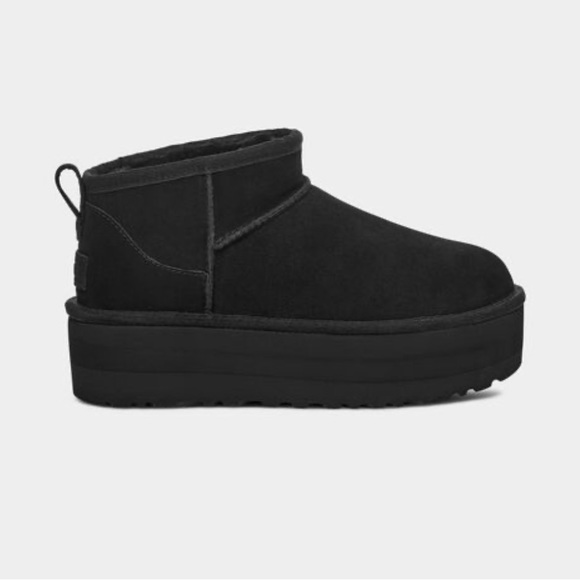 UGG Shoes - Brand New - Ugg Ultra Classic Mini Platform, Black, Size 8